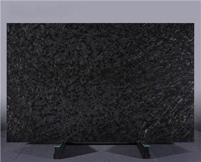 Dalle en cuir de granit noir Matrix