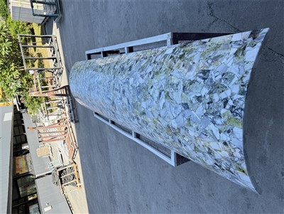 Quartz artificiel de jade de glace pour pilier