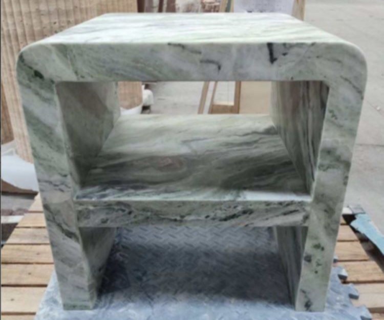 Cloud Emerald Green Marble Side Table Cloud Emerald Green Marble Side Table